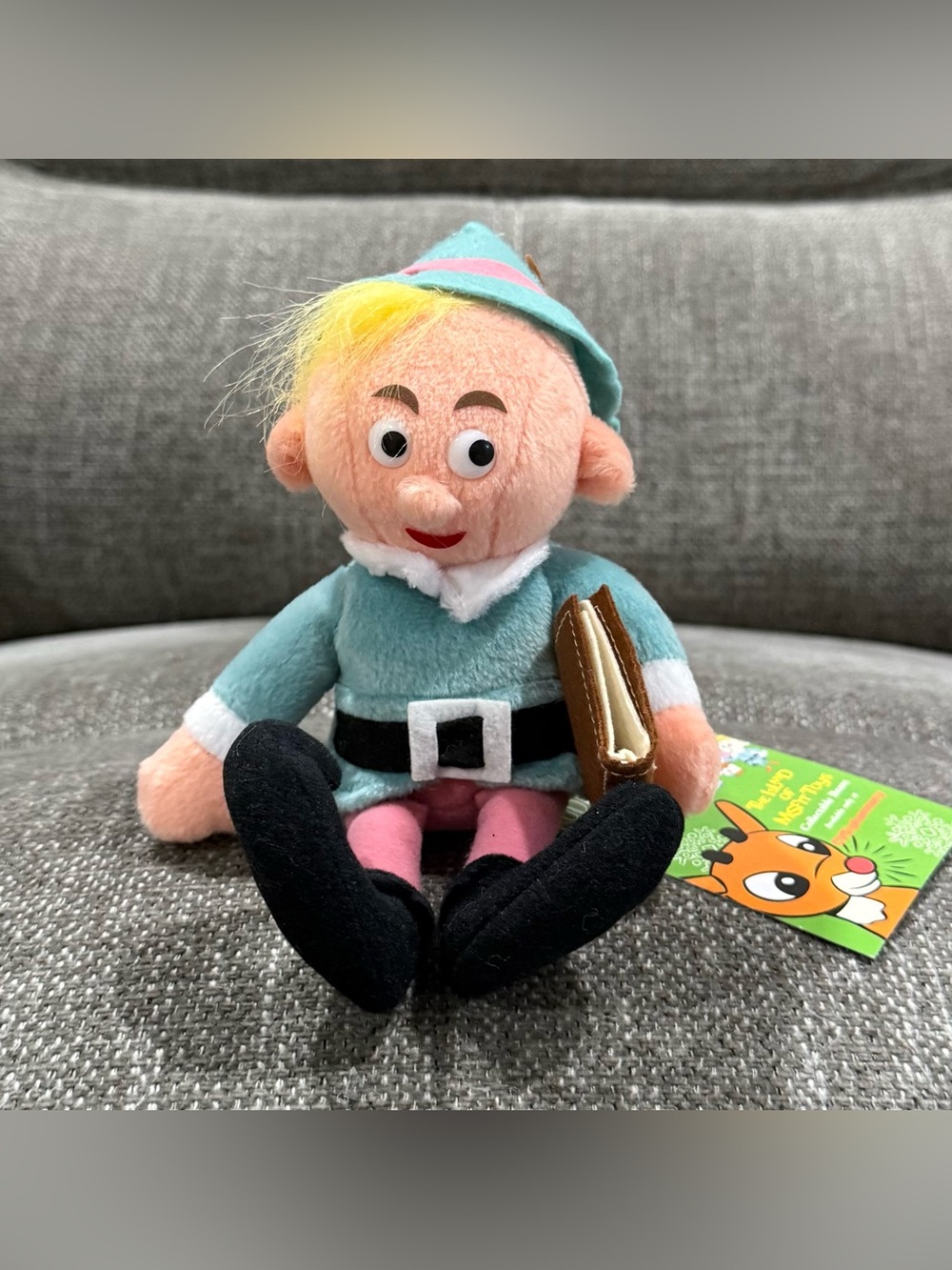 VTG 1998 Stuffins Rudolph: Hermie Dentist Plushie 7” CVS Exclusive